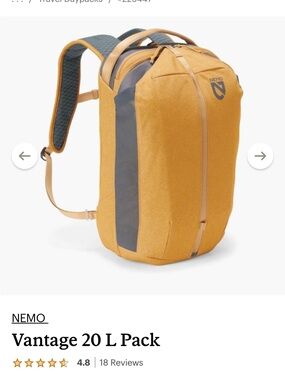 Men’s Mustard Yellow Urban Backpack